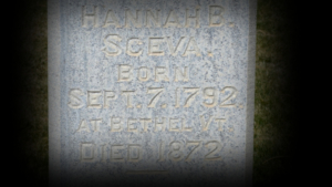Hannah Beal Sceva Headstone
