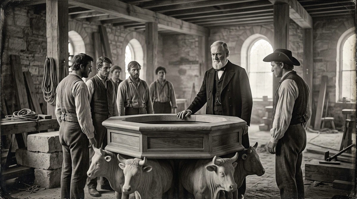 Nauvoo temple baptismal font